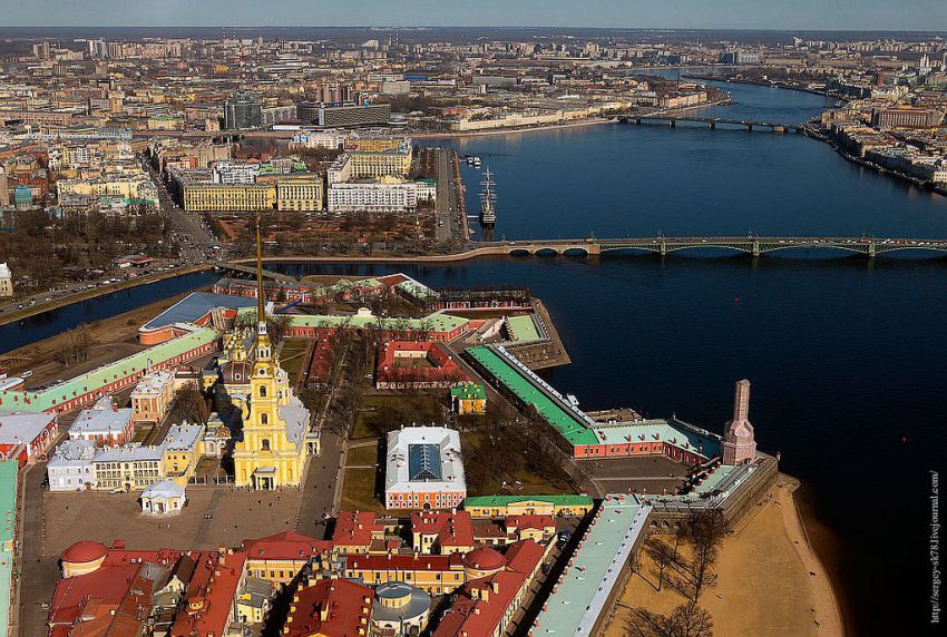 Санкт-Петербург с высоты птичьего полёта