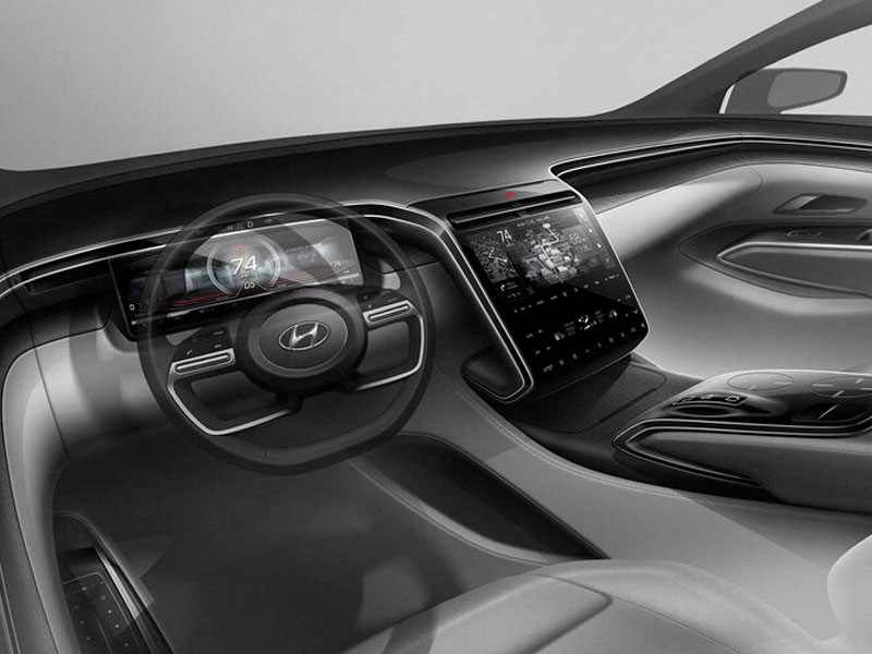  У Hyundai Tucson 2022 года безумно крутое лицо, задние фонари Ford Mustang