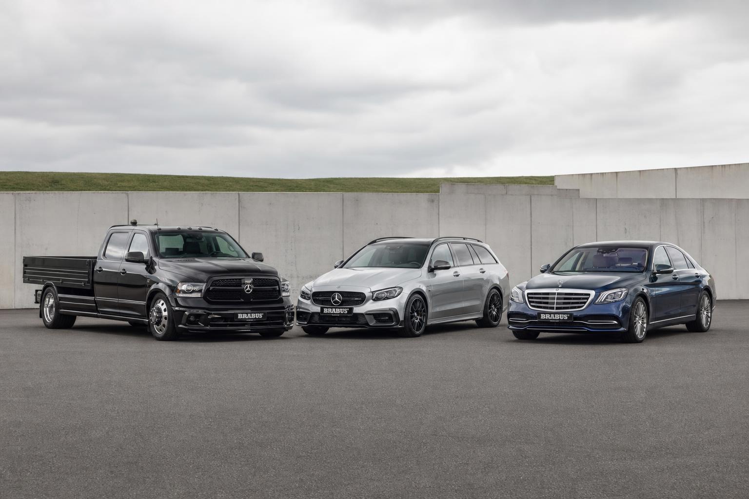 Сравнение различных заводских переделок Mercedes в пикапы и универсалы